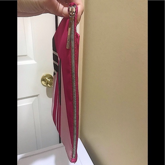 🆕LANCÔME MAKEUP BAG CHIC&SUPER-CUTE&SILKY BEAUTIFUL DESIGN&COLORING!!NWOT - Picture 6 of 12